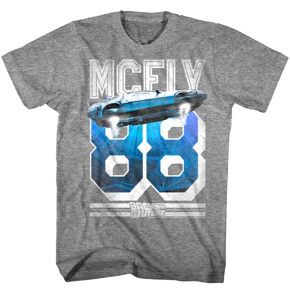 Back To The Future Mcfly 88 Flying Car Men'S T Shirt Delroean Miles Per Hour