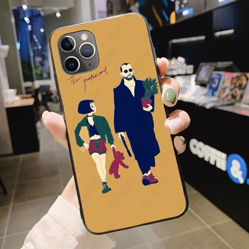 Leon Matilda Natalie Portman phone cover for iPhone 15Pro 16pro 13PRO max 7 8 XR 14plus 11pro 12pro max 13mini SE 2020 cases