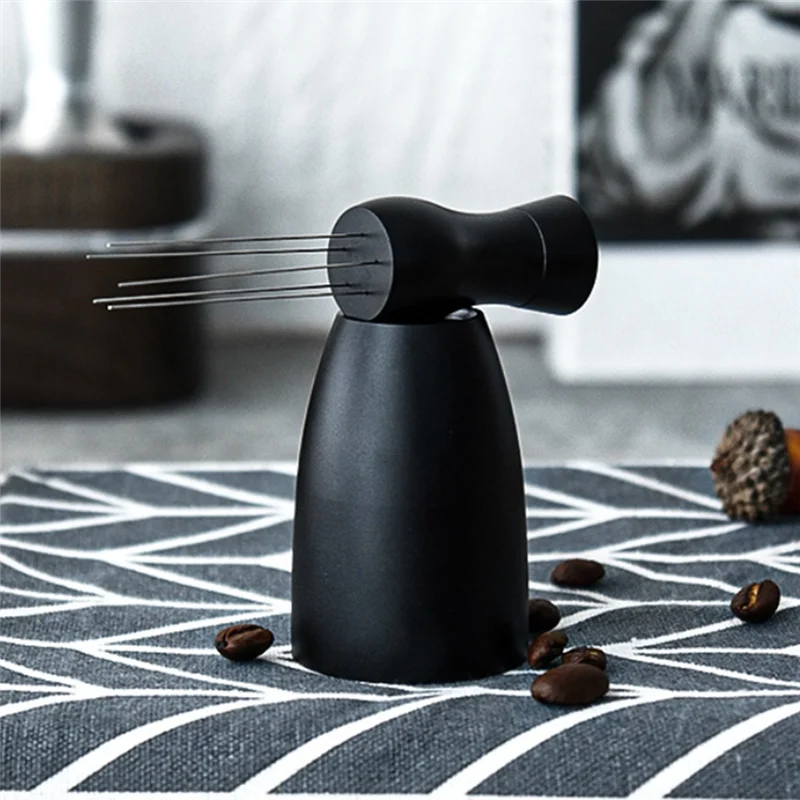 

UNCL Coffee Powder Distributor Coffee Stirrer With Base Espresso Accessories Hand Stirrer WDT Tool For Cafe Kitchens