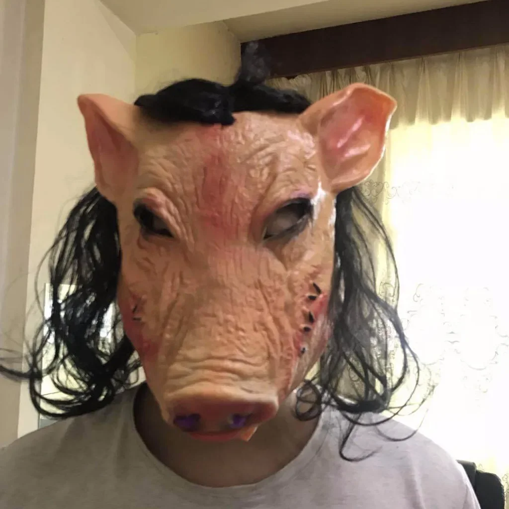 

Хэллоуин Страшная Пила Маска Головы Свиньи Косплей Вечеринка Ужасные Маски Животных Анфас Латексная Маска Хэллоуин Украшение Латексная Опора