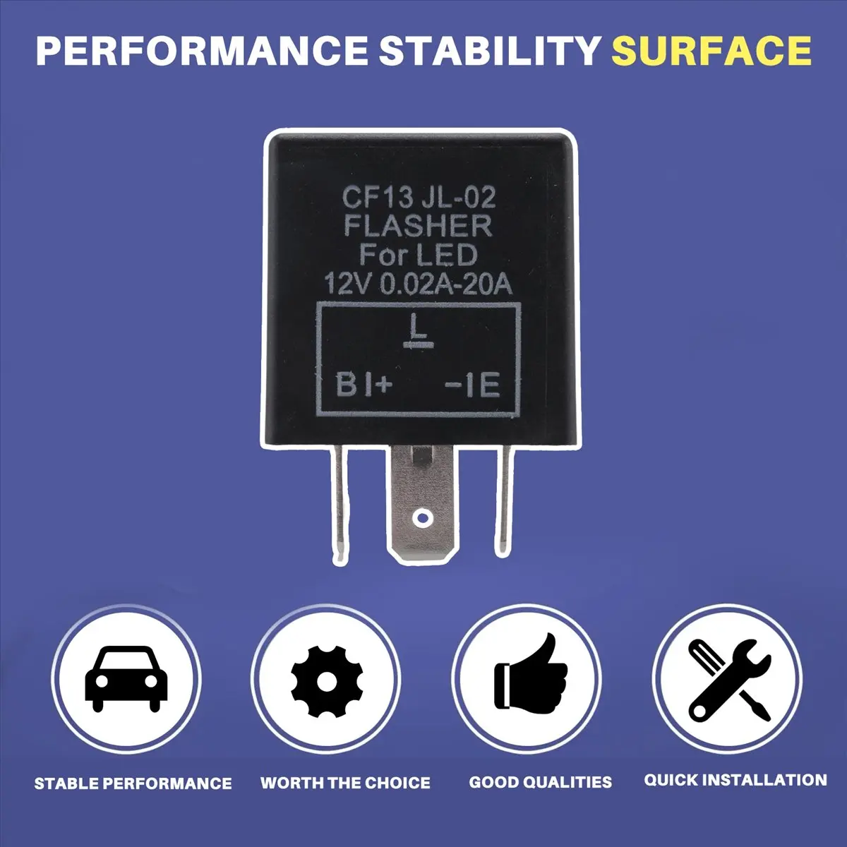 Car 3-pin Electronic LED 12V Flasher Relay for Turn Signal Blinker New Arrivals