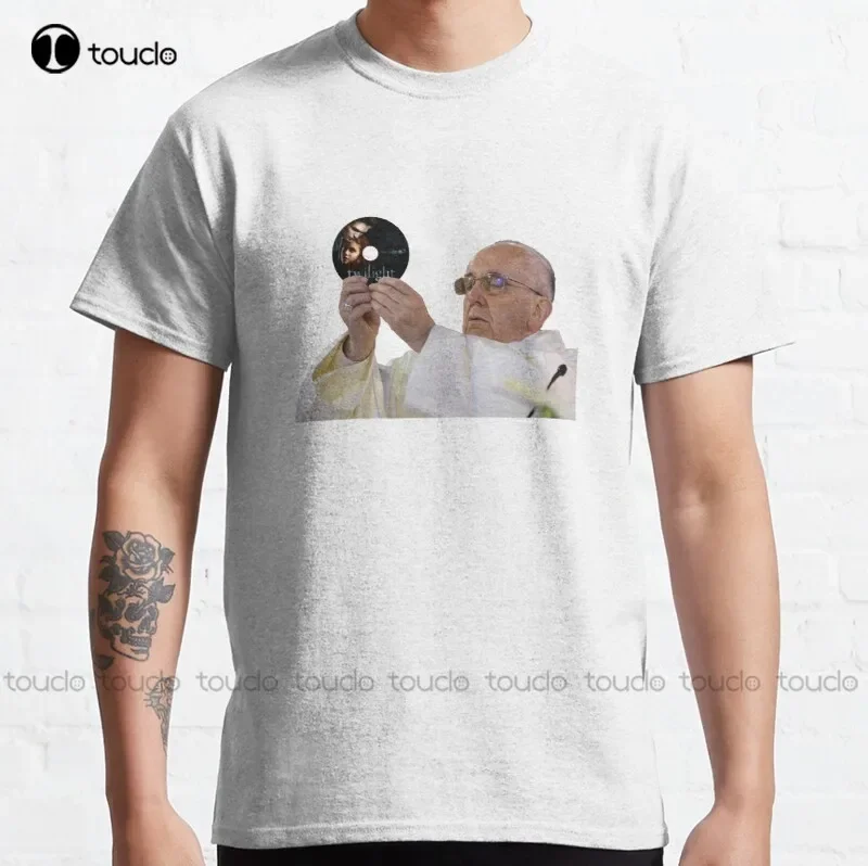 New Pope Francis Loves Twilight Classic T-Shirt Cotton Tee Shirt
