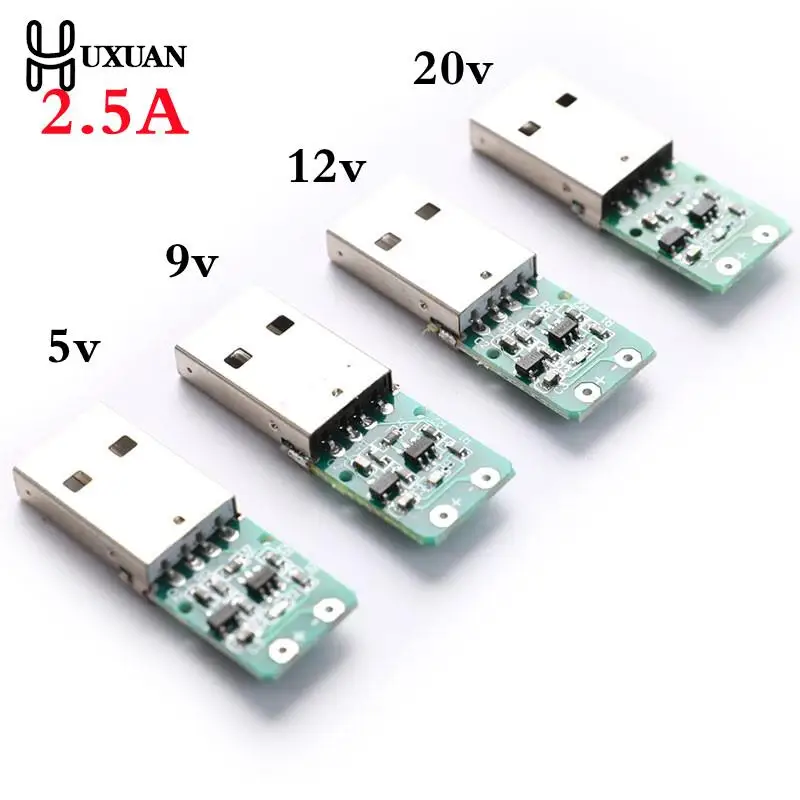 USB Type-A QC 2.0 3.0 DC Voltage Trigger Module 5V 9V 12V 20V Fixed/Adjustable