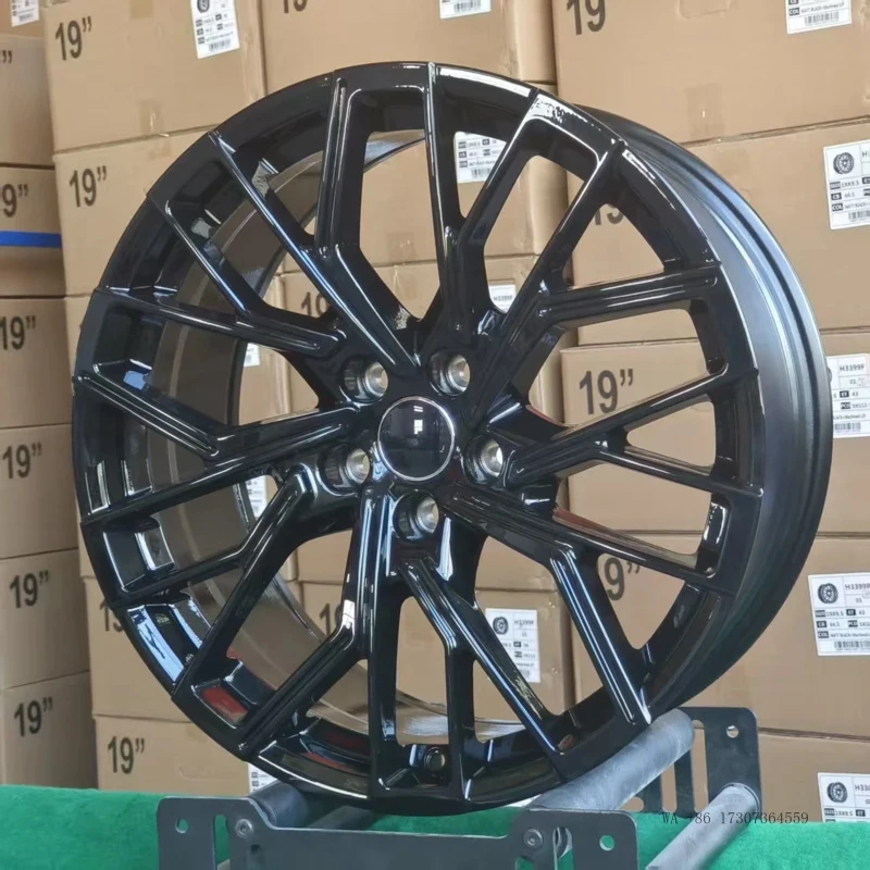 Hot 5x112 Wheels for Audi RS4 RS5 RS6 RS7 C7 C8 S4 B8 B9 S5 S6 S7 S8 SQ5 19 20 21 Inch Gloss Black Alloy Rims in Stock - view 2