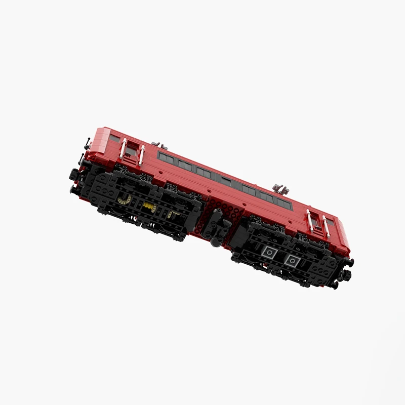 MOC City Railway BR250 stoomlocomotief Model DIY Bouwsteen Assemblage Technologie Bricks Speelgoed Voor Kind Geschenken