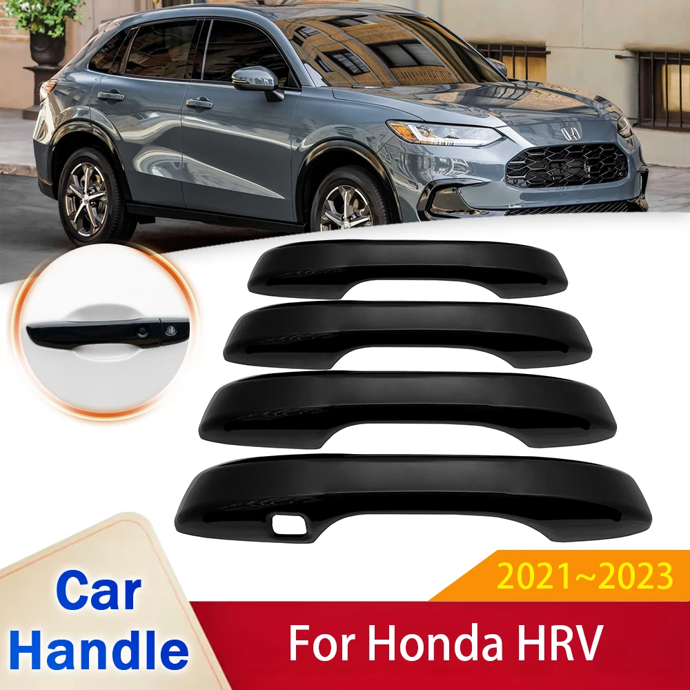 

Gloss Black Door Handle Stickers Cover for Honda HRV HR-V HR V RV 2021 2022 2023 Vezel XR-V Car Exterior Rustproof Accessories