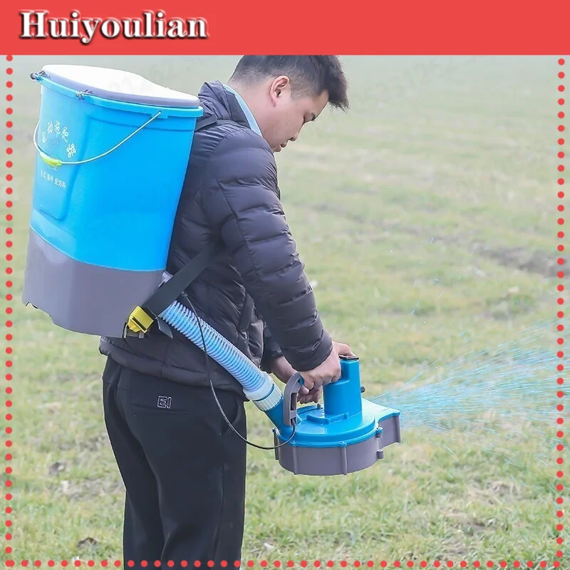 Multifunctional Electric Fertilizer Spreader Agricultural Spreaders Fish Pond Feeders Lobster Feeding Power Tools
