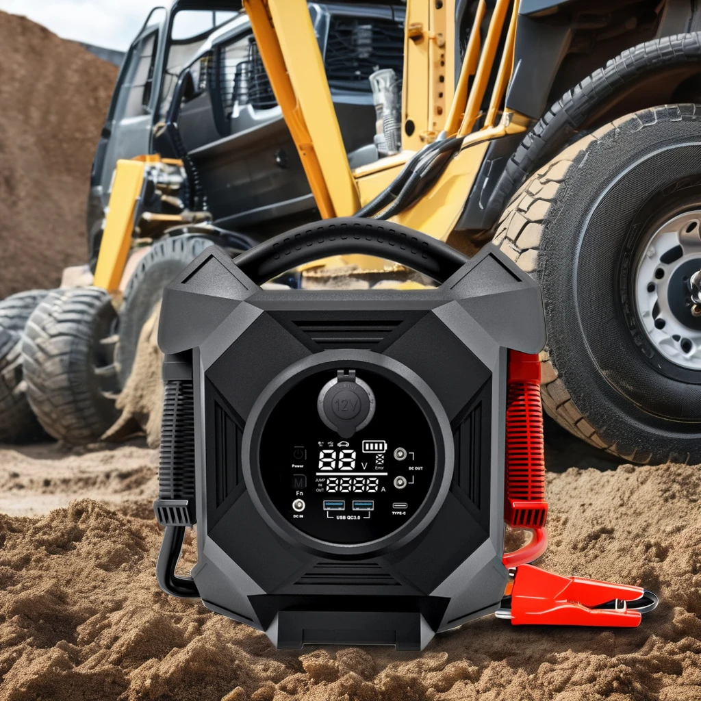 Portable Multifunctional Smart - Car Jump Starter 12V 24V Truck recension och pris