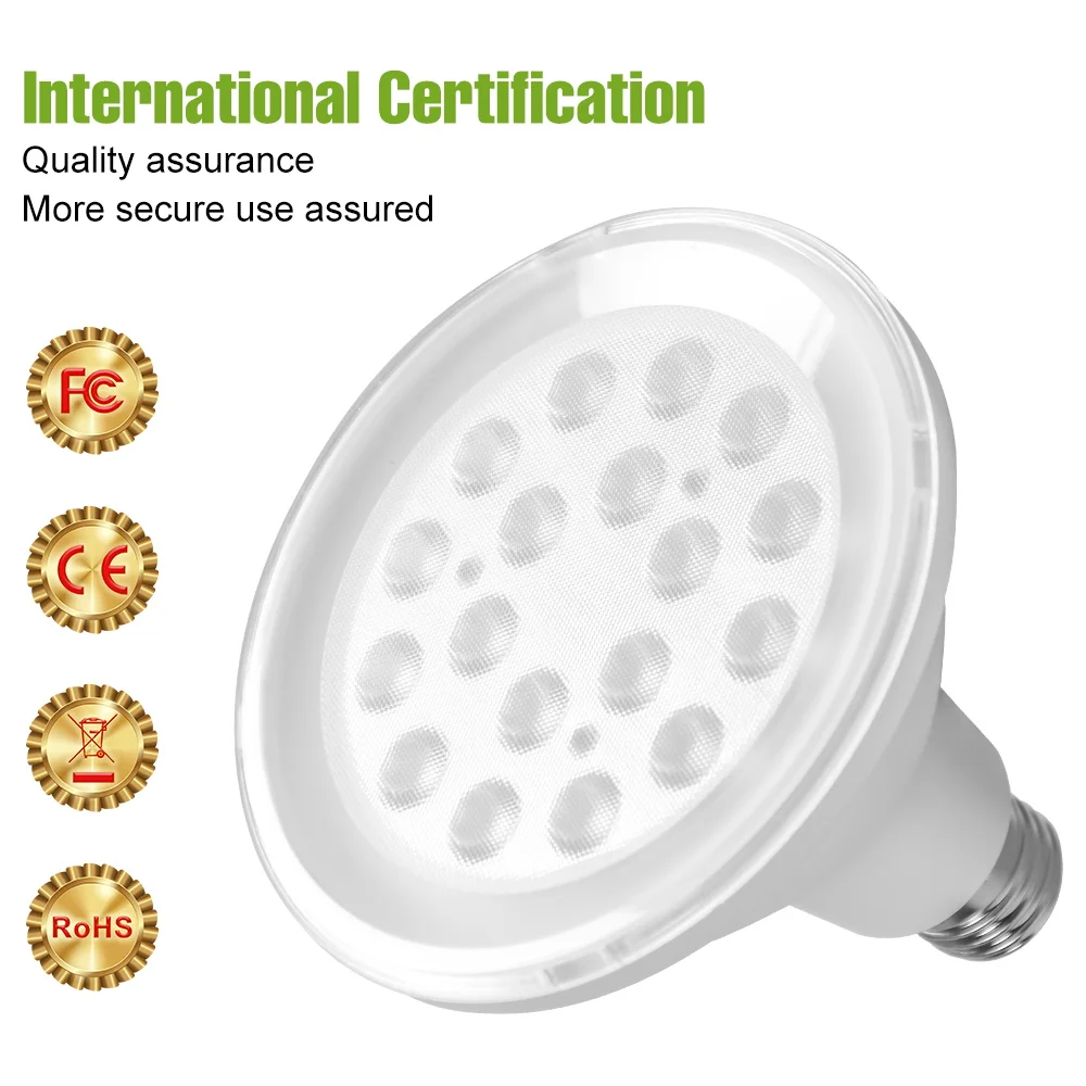 25W LED Spotlight Bulb E27/E26 Ceiling Lamp 110/220V Chandelier No Flicker For Home Living Room Bedroom Lighting Cool/Warm White