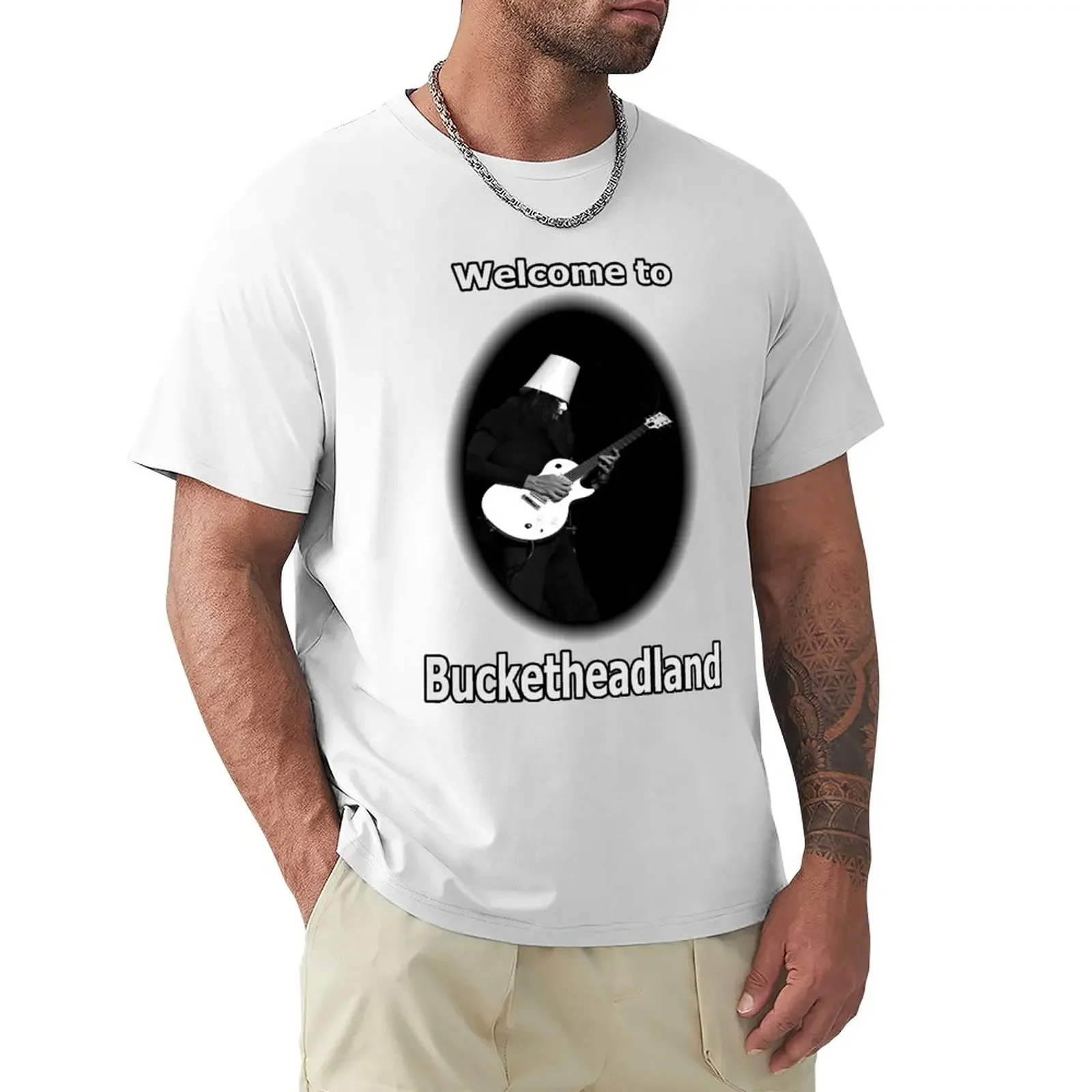 buckethead T-Shirt anime clothes boys animal print plain black t shirts men