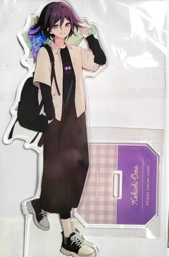 Anime Danganronpa Kokichi Oma nuevo acrílico de pie signo modelo placa decoración escritorio figura exhibición dibujos animados regalo de Halloween