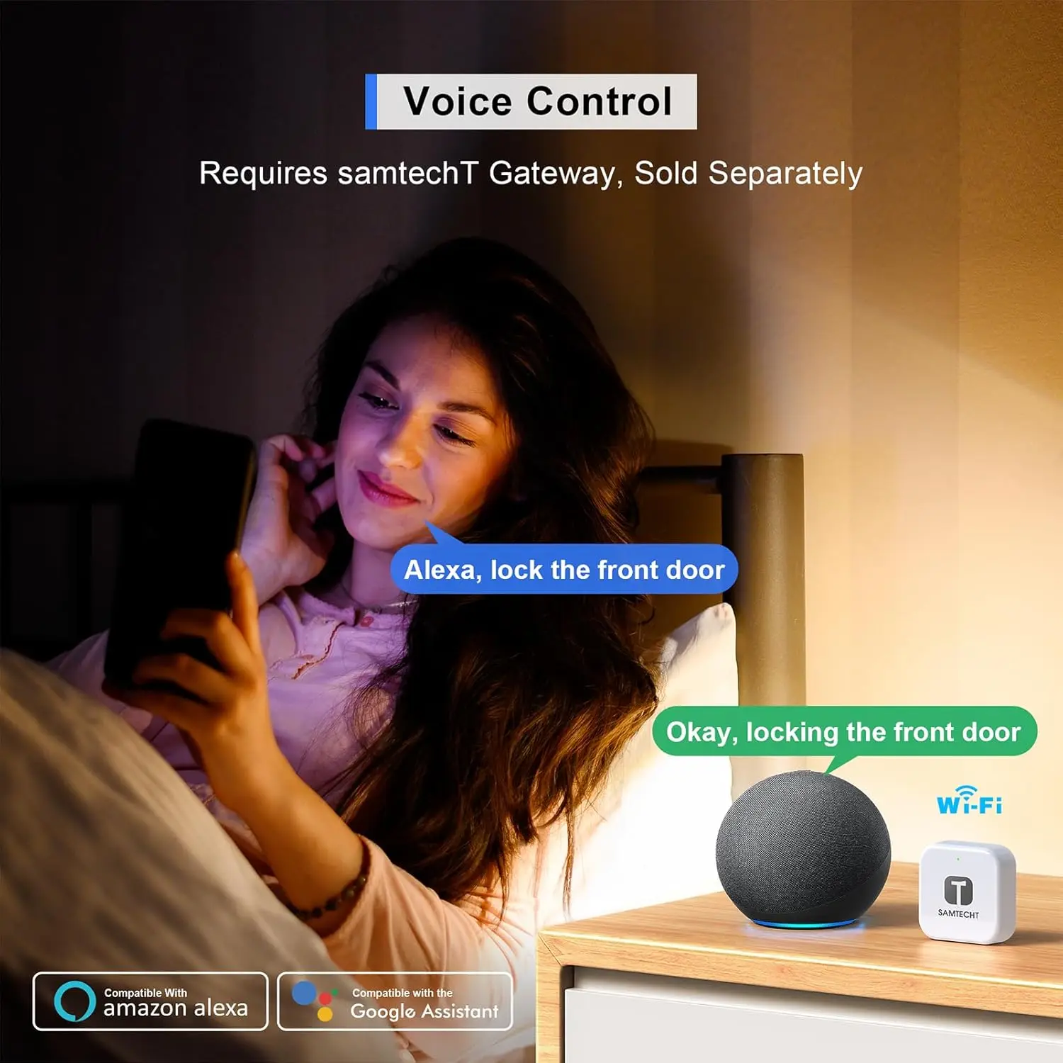 Fechadura inteligente com impressão digital e teclado - cabe em portas dos EUA, instalação DIY, entrada sem chave para residências e aluguel