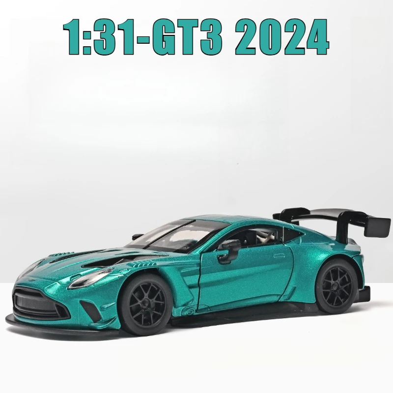

1:31 Vantage GT3 2024 Alloy Sports Car Model Diecasts & Toy Car Kid Toys For Children Birthday Gifts Boy Toy