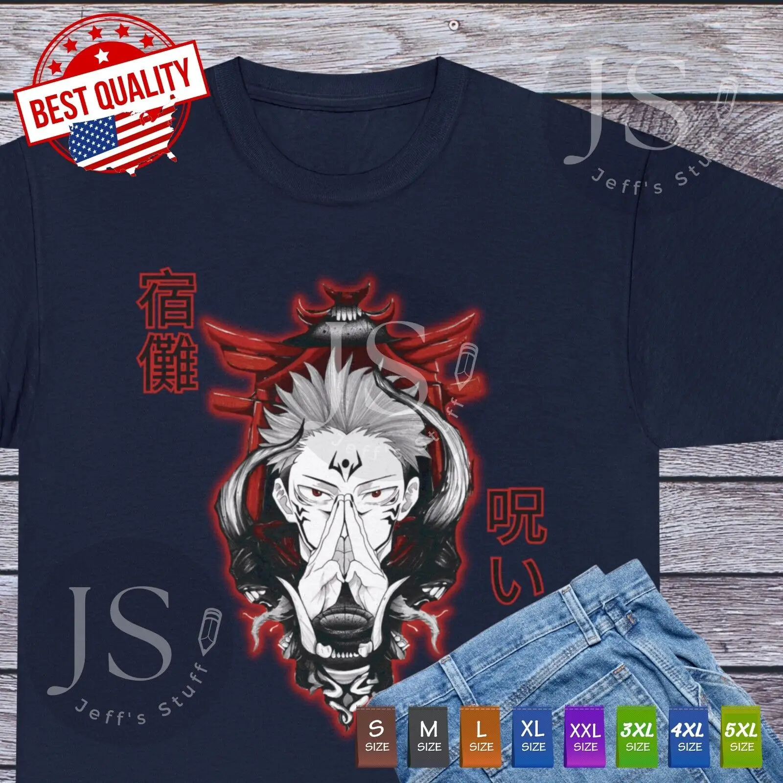 Ryomen Sukuna T Shirt Jujutsu Kaisen Anime Clothing Cosplay Manga Japanese Tee