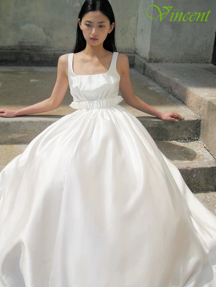 

Customized A-Line Square Collar Spaghetti Straps Elegant Bespoke Occasion Gowns Delicate Celebrity Gowns Fashion Party Dress