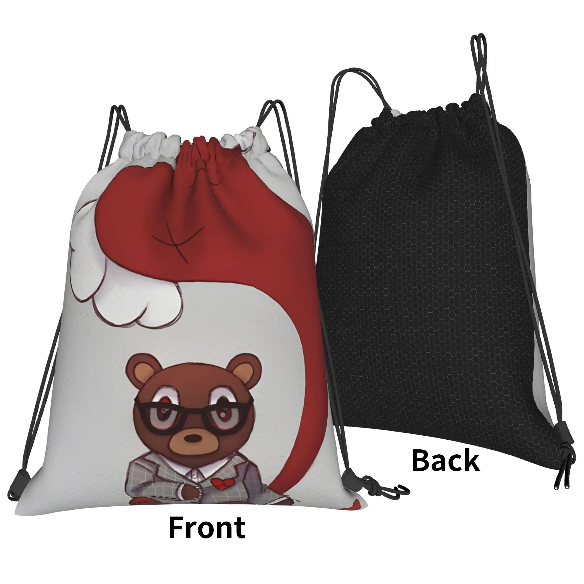 808S And Heartbreak Dropout Bear Graduation Portable Sports Drawstring Bags Riding gym Backpack gift Storage Backpacks