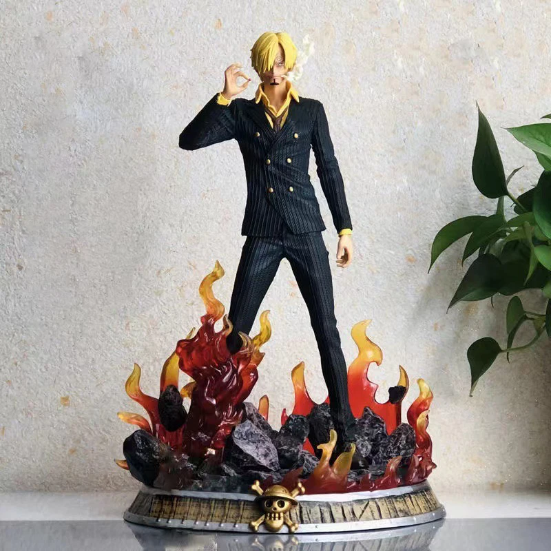 

35cm Anime One Piece Figure Gk Dream Sanji Manga Statue PVC Action Figurine Collectible Model Toys Not Luminous