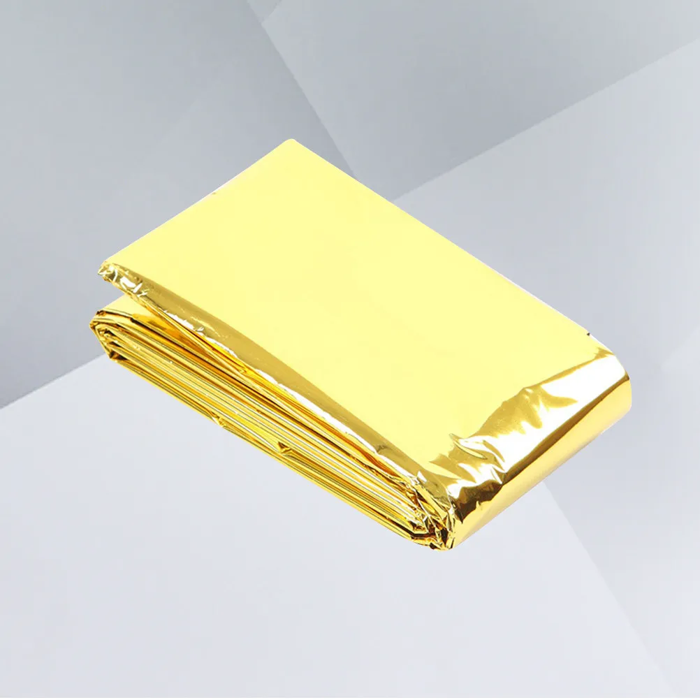 

Emergency Survival Foil Thermal Waterproof Foil Emergency Blanket for Camping Hiking Outdoor Activity Safety Gear
