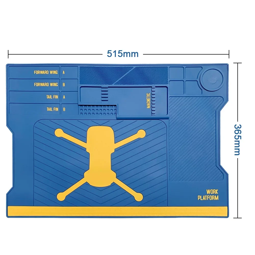 Drone Moederbord Elektronische Reparatie Mat Mobiele Telefoon Computer Reparatie Werkbank Thermische Isolatie Pad Element Plaatsing Siliconen