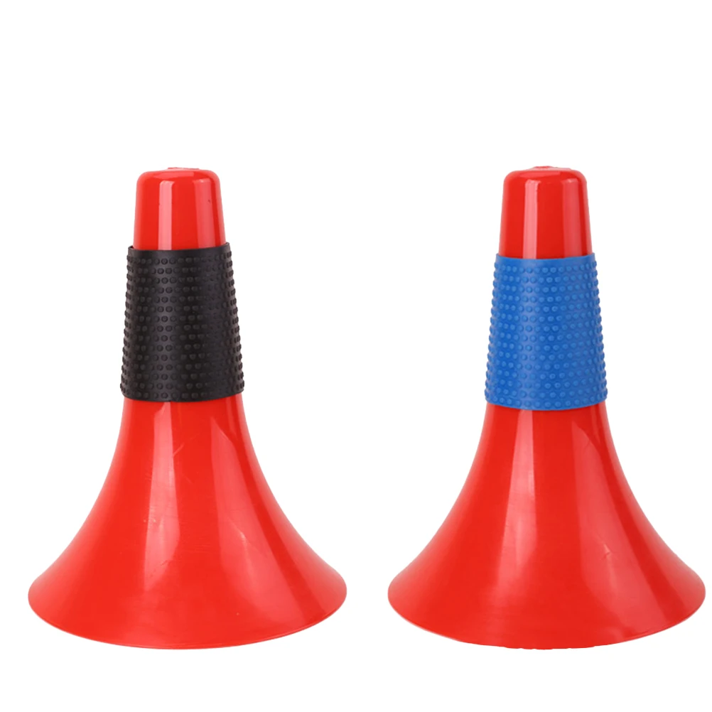 

Marker Cones Bright Red Black Durable Eco Friendly Safe Grip Anti Skid Training Sports Football Baseball Hockey