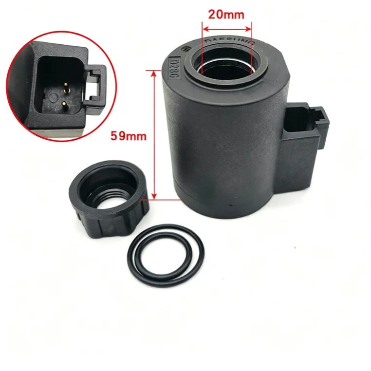 14550884 Solenoid Coil for Pilot Safety Lock System Compatible with For Volvo EC210B EC240B EC290B Hydraulic Valve