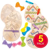 DIY Embroidery Kit Easter Eggs Embroidery Craft Set Made Of Wood Crafts For Children Sewing For Children On Easter Decoration