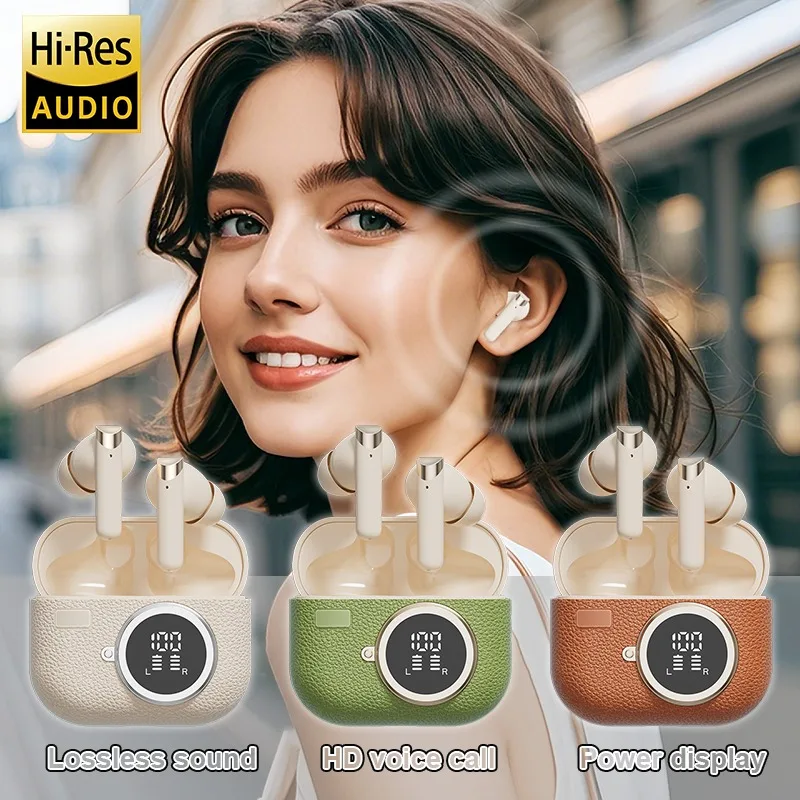 True Wireless Earbuds In-Ear Bluetooth Earphones Headphones For Noise Reduction Power Display Waterproof Touch Control With Mic