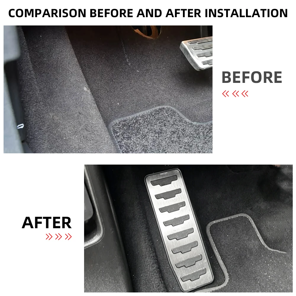 Sport Car Dead Footrest Pedal for Land Rover Evoque 12-19 Discovery Sport 15-19 Jaguar XE XF F-Pace 2016-2019 E-Pace 2018 2019