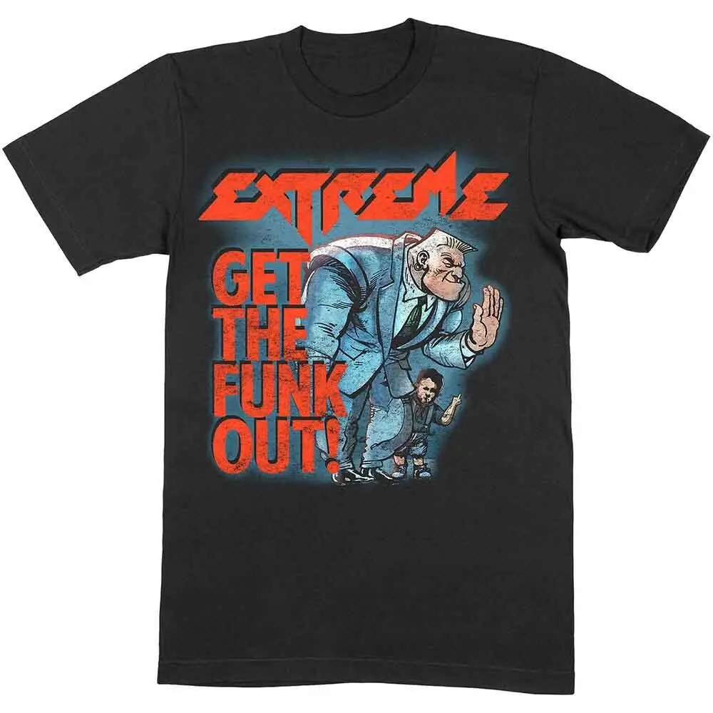 Extreme Get The Funk Out Bouncer T Shirt Black New