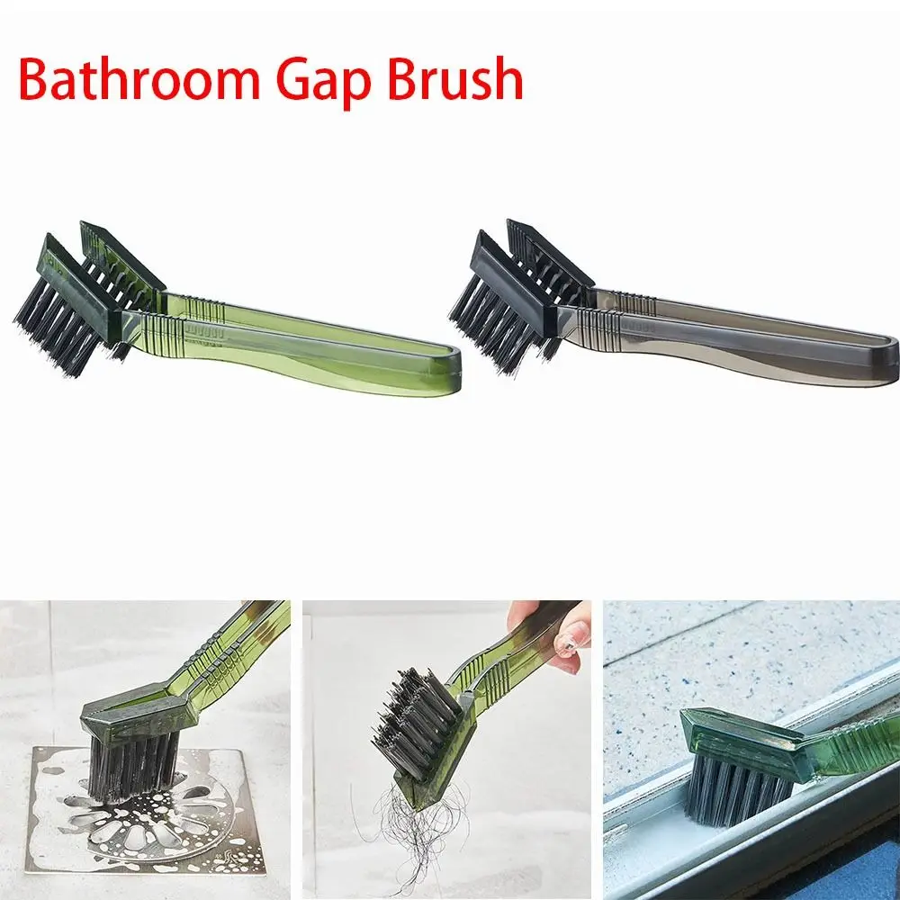 Multi-function Bathroom Gap Brush Two-in-one Without Dead Ends Fine Gap Cleaning Brushs Ceramic Tile Gap Brush Clip