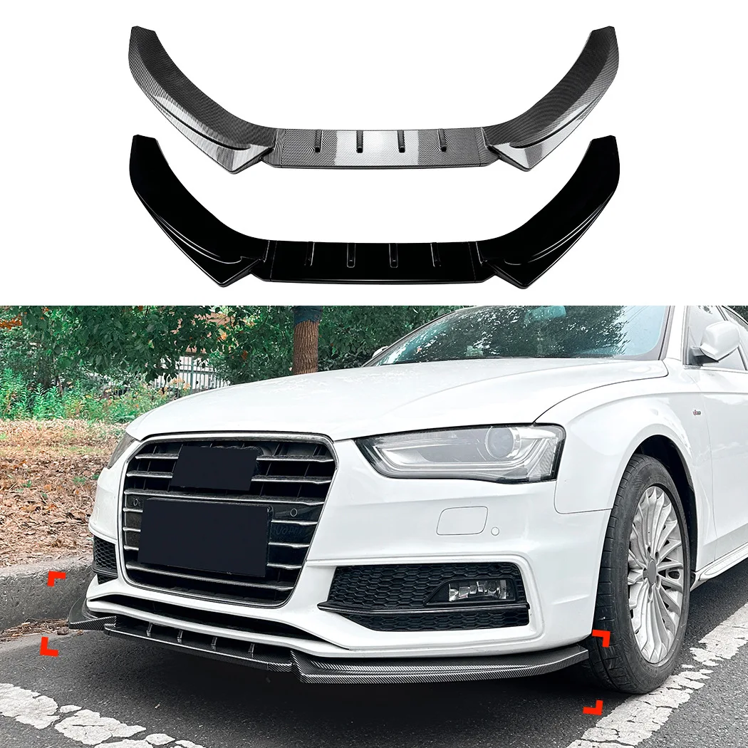 

Suitable For Audi A4 S4 B8.5 Sline 2013-2016 Front Bar Front Lip Front Shovel Spoiler, Retrofit Aerodynamics Kit