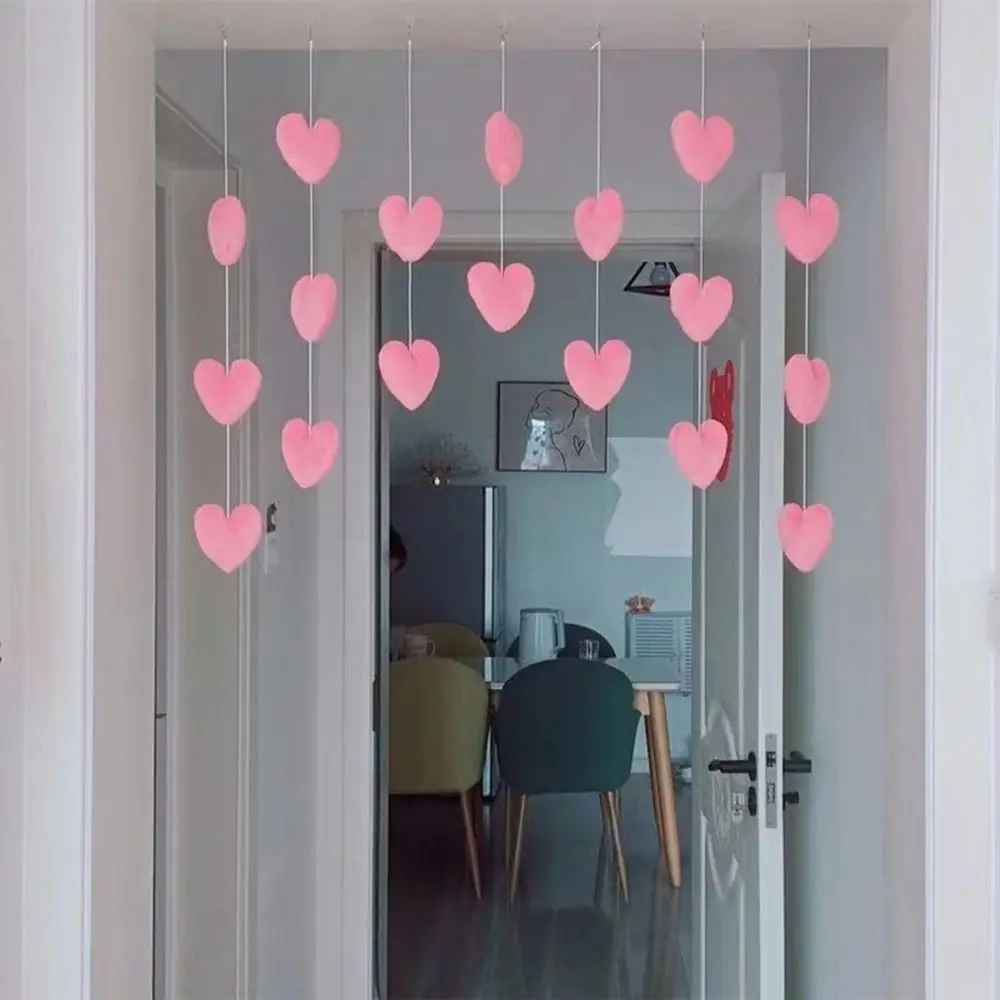 Shaped High Beauty Curtain Partition Women Gift Home Decor Love Hearts Pendant Door Curtain Ornaments Door Hanging Curtain