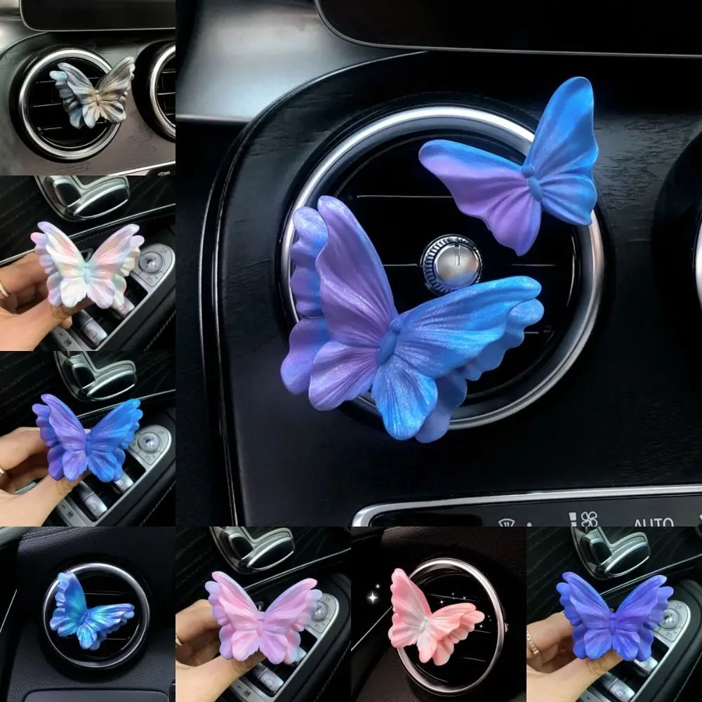

Exquisite Car Air Outlet Aroma Diffuser Air Freshener Decoration Butterfly Car Decoration Non-toxic Handmade
