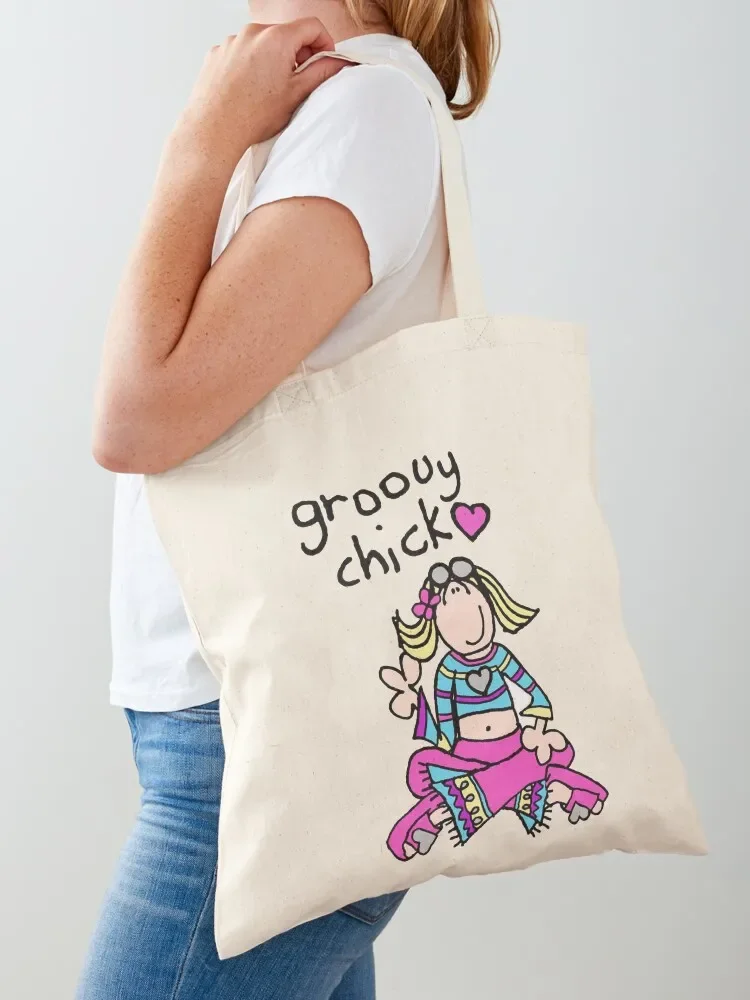 Groovy Chick Girls 2000s Y2K vintage Tote Bag Candy bags Beach bag hand bags hand bag ladies