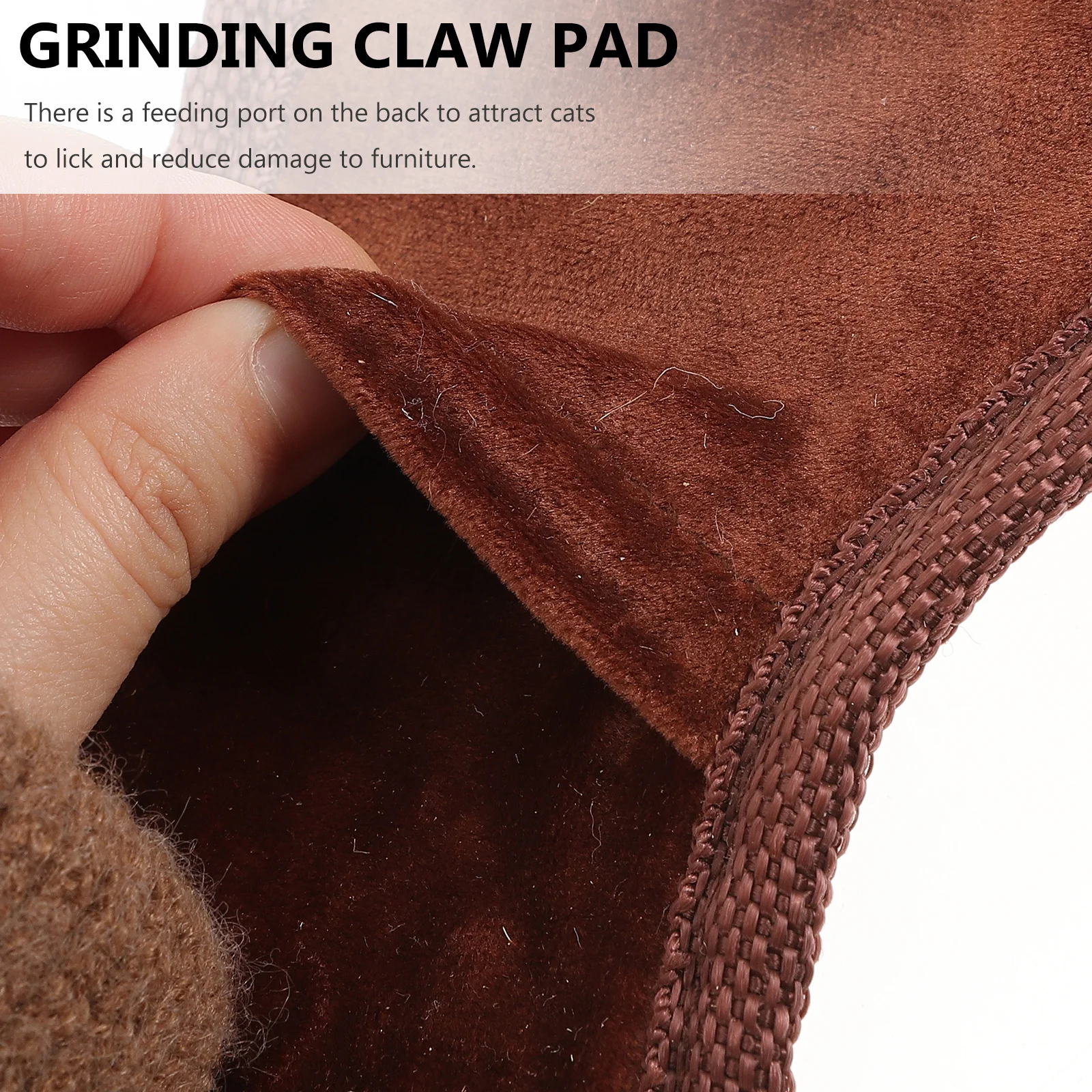 

1Pcs Cat Scratching Pad Fish Shaped Sisal Mat Protective Hanging Pad Furniture Cover Claw Grinding Plaything Pet Plaything