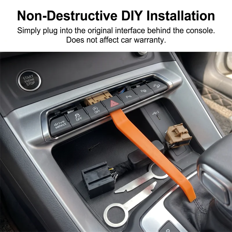 FOR Audi Q3 F3 2018-2024 Auto Start Stop Disabler Engine System off Device Control Sensor Plug Car Accessory