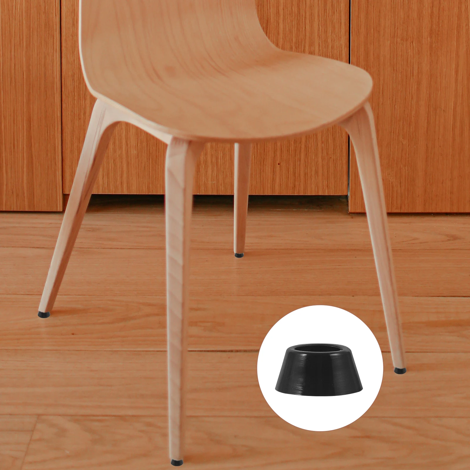 

20pcs Rubber Feet Furniture Levelers Soft Pads for Desk Table Moisture Proof Anti Slip Shims Black D14 Large Size Vibration