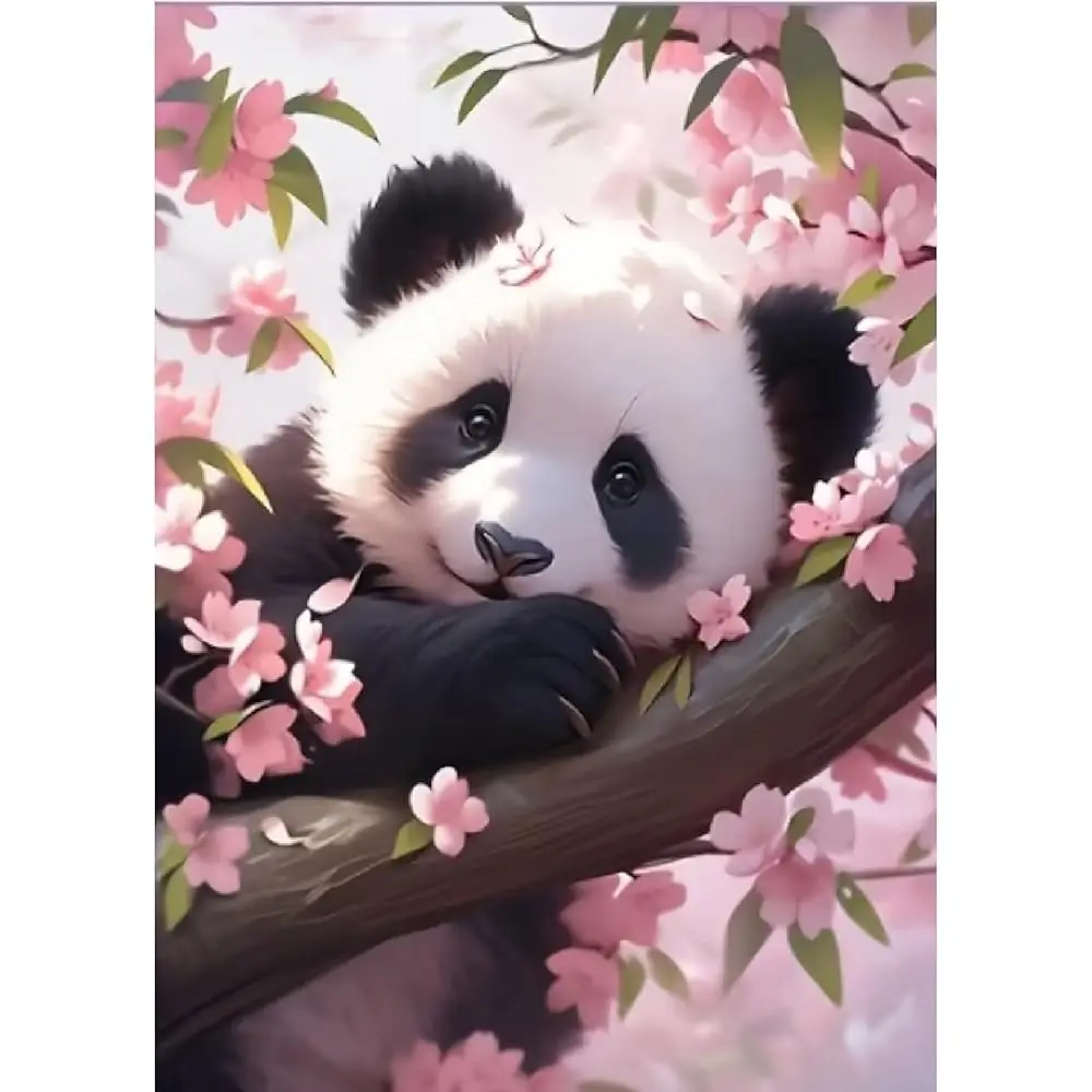 

Panda Diamond Art Kits for Adults-Diamond Painting Kits for Adults Beginners, 5D Full Drill Diamonds Painting, DIY Gem Art C