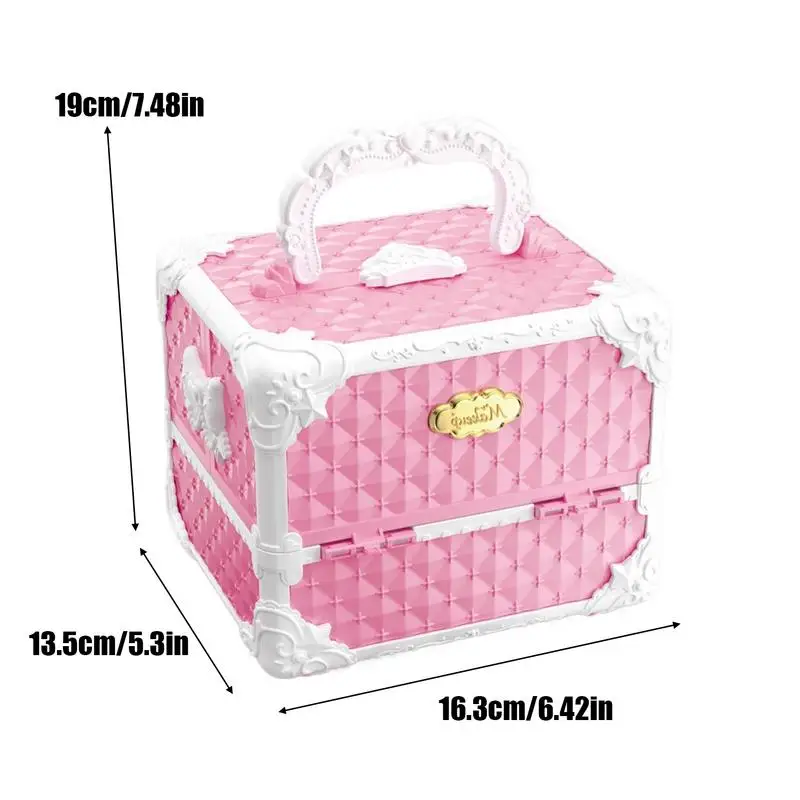 Makeup Toys For Girls Girls Makeup Game Makeup Vanities Toys Pretend Cosmetic Kits Includes Storage Case For Little Girls Kids