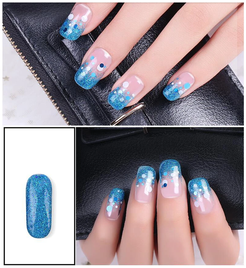 50g Nails Holographic Dip Laser Powder Magic Mirror Powder Nail Glitters Nail Art Sequins Chrome Pigment Shimmer Gel Polish Dust