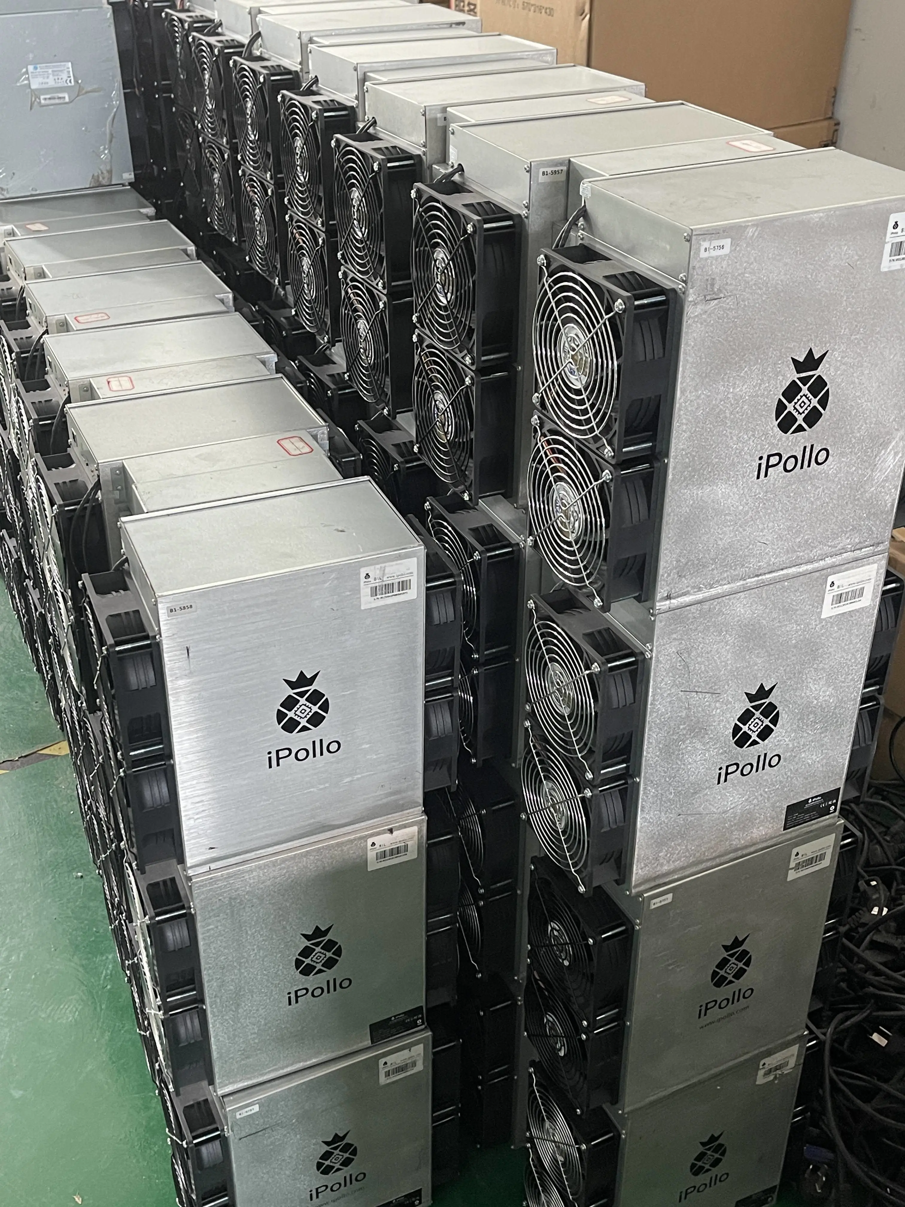 IPollo B1L 60T/S±10% SHA256 BTC BCH Miner Better Than WhatsMiner M31S M21S M20S Antminer S9 S15 T17 S17 S19 S19 PRO