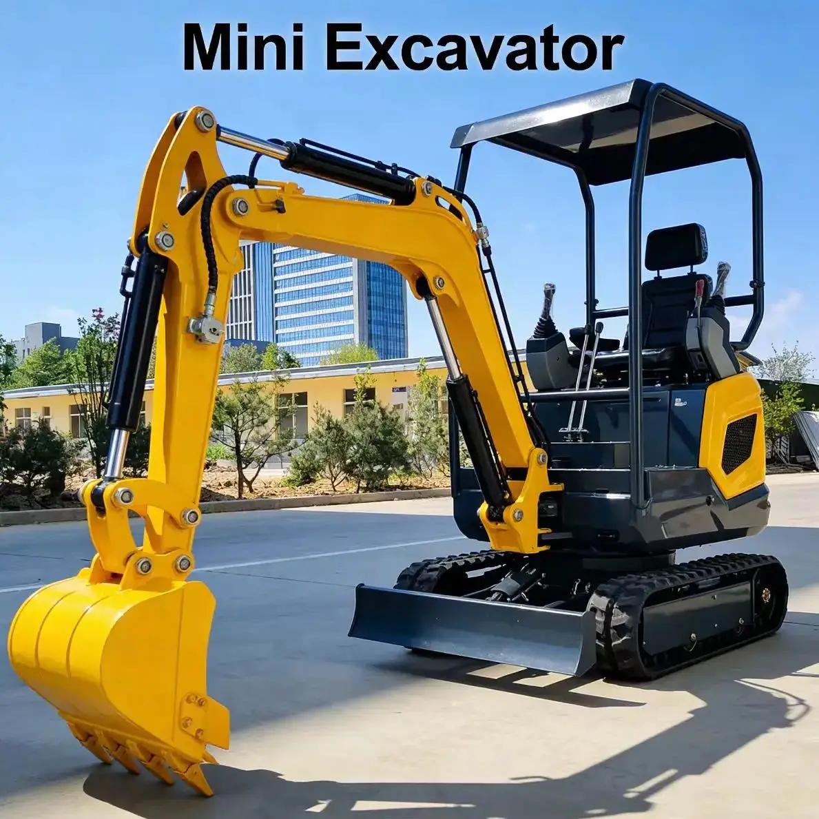 

Customized Mini Digger Kubota Engine Optional CE Approved Factory Price Compact Excavator For Garden Use