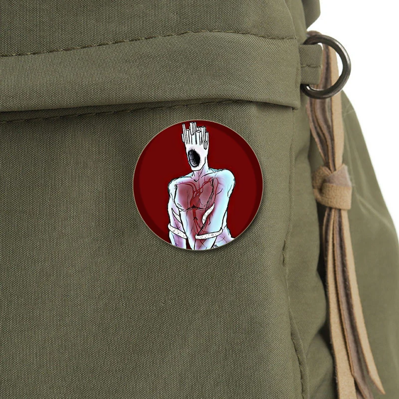 32/44/58mm Game Anime ULTRAKILL Brooches HD Print Creative Badge for Backpack Clothes Gift Accessory Round Display Handmade Pins