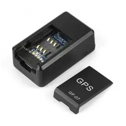 Gf07 mini gps gsm/gprs localizador de rastreamento do carro dispositivo de gravação de som perda de microtracker preventer rastreador retentor pet tracker