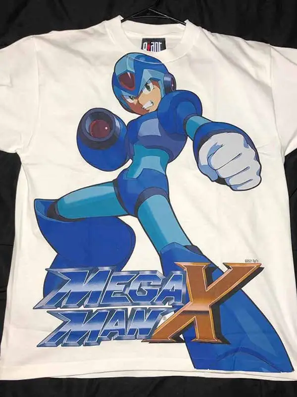 

plus Size 2300 Pou American Cute Cartoon Mega Man Casual ort Sve T-irt Women Fat MM Top Trendy Mid-Length Cotton Tee