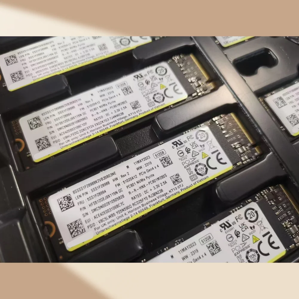 PC801 512G 1T 2T 2280 M.2 PCIe4.0 * 4 NVME ACNS075 hoofdbediening 256G Voor SKhynix computer solid-state drive Onafhankelijke cache