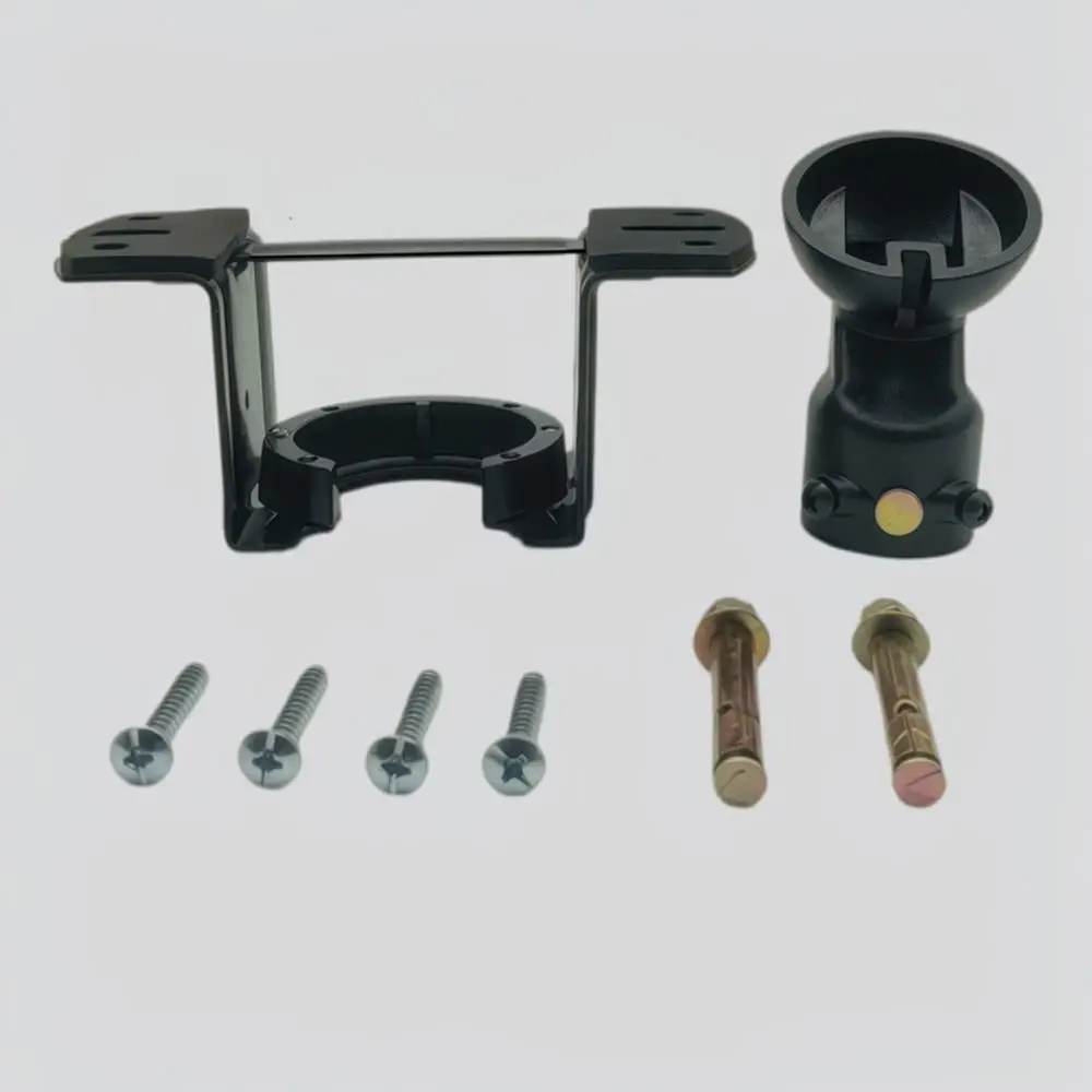Heavy Duty Ceiling Fan Hanger Ball Base Adjustable Sloped Bracket Aluminum Mount Kit For Angled Ceiling Lighting Parts