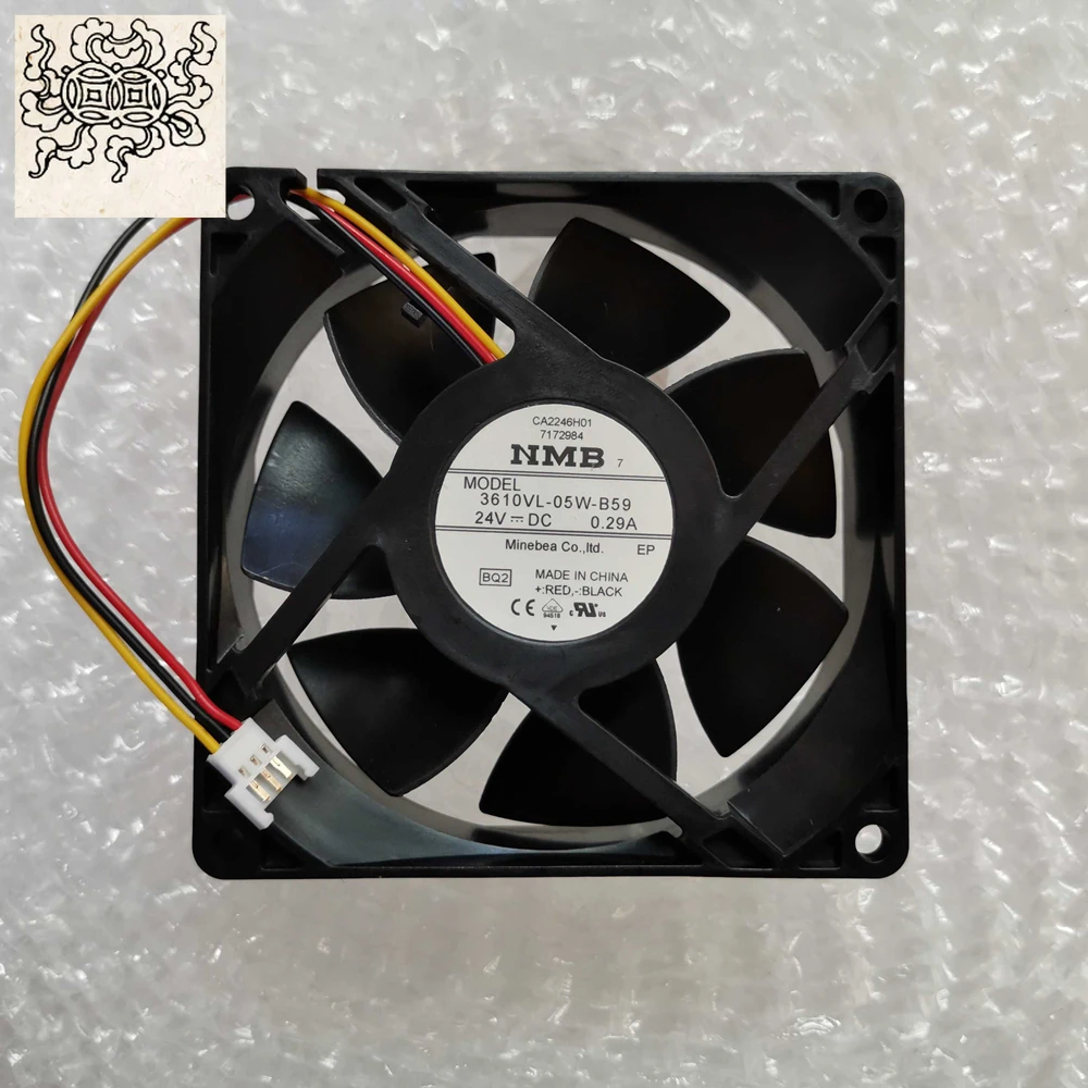 

Nuevo original 3610VL-05W-B59 9cm 9025 24V 0.29A 3-Alambre de inversor fan