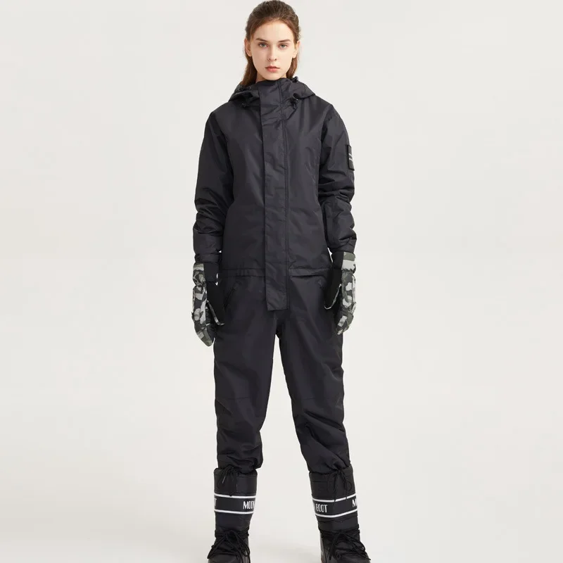 Mujeres Hombres invierno de una sola pieza nuevo estilo al aire libre impermeable esquí chaquetas de nieve pantalones conjuntos transpirable ropa de snowboard trajes