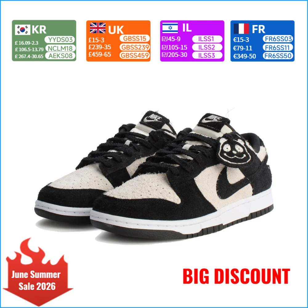 

Nike Dunk Low Retro SE Men's Shoes Versatile Comfort Low-Top Lightweight Rebound Traction Sports Casual Shoes IB2990-100